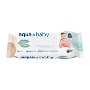 Aqua Baby Biodegradables 6 Bolsas de 60 Toallitas Húmedas