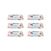 Aqua Baby Flushables 6 Bolsas de 50 Toallitas Húmedas