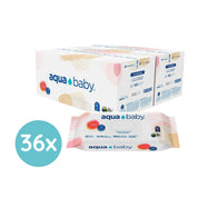 Aqua Baby Flushables 36 Bolsas de 50 Toallitas Húmedas