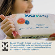 Aqua Baby Flushables 36 Bolsas de 50 Toallitas Húmedas