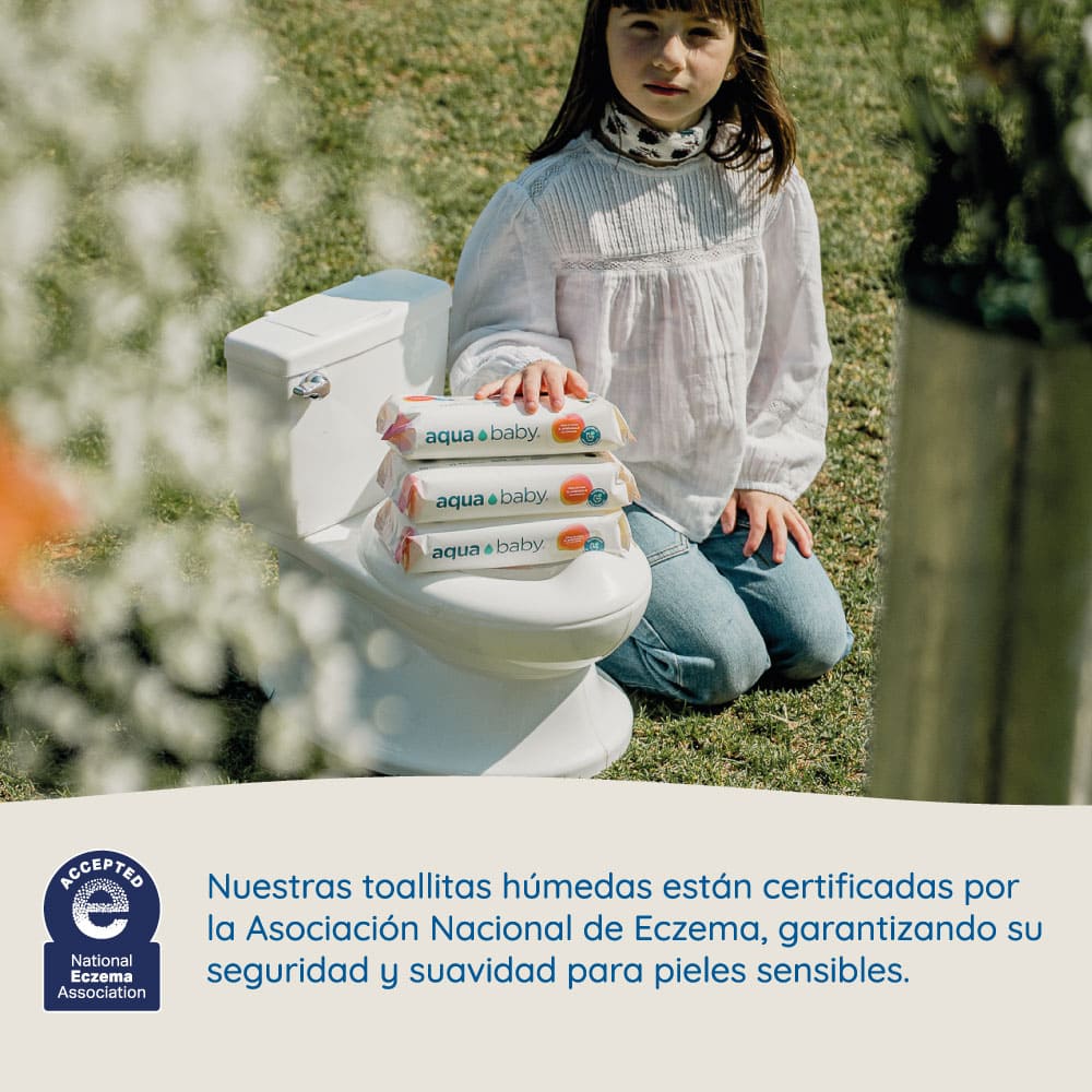 Aqua Baby Flushables 36 Bolsas de 50 Toallitas Húmedas