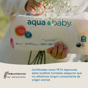 Aqua Baby Flushables 36 Bolsas de 50 Toallitas Húmedas